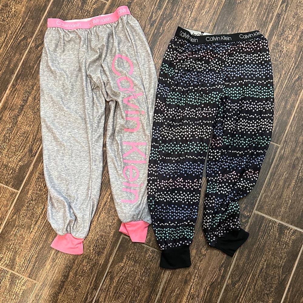 Calvin Klein Kids' Gray and Black Joggers Set size 5/6